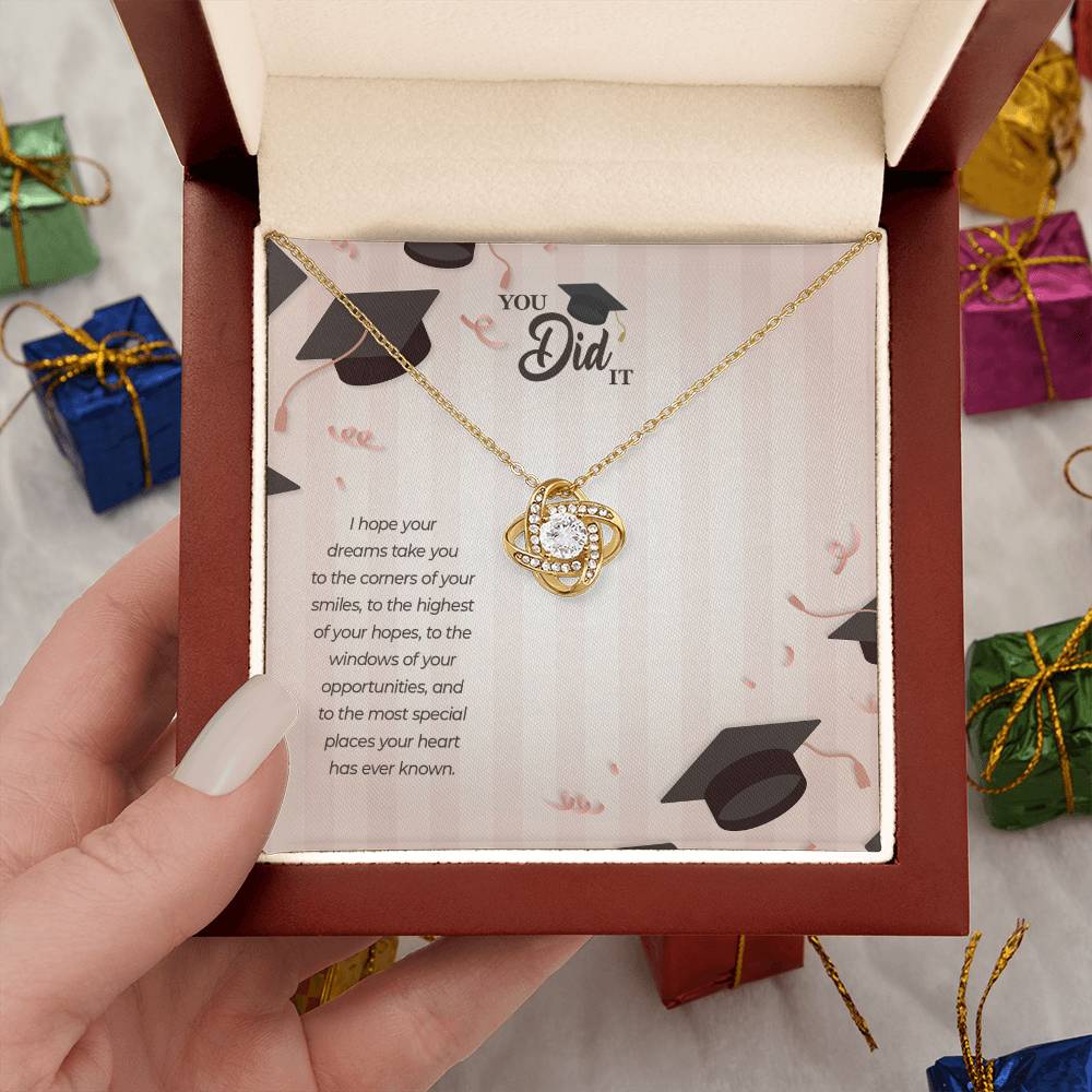 Taking You to Your Dreams - Love Knot Necklace