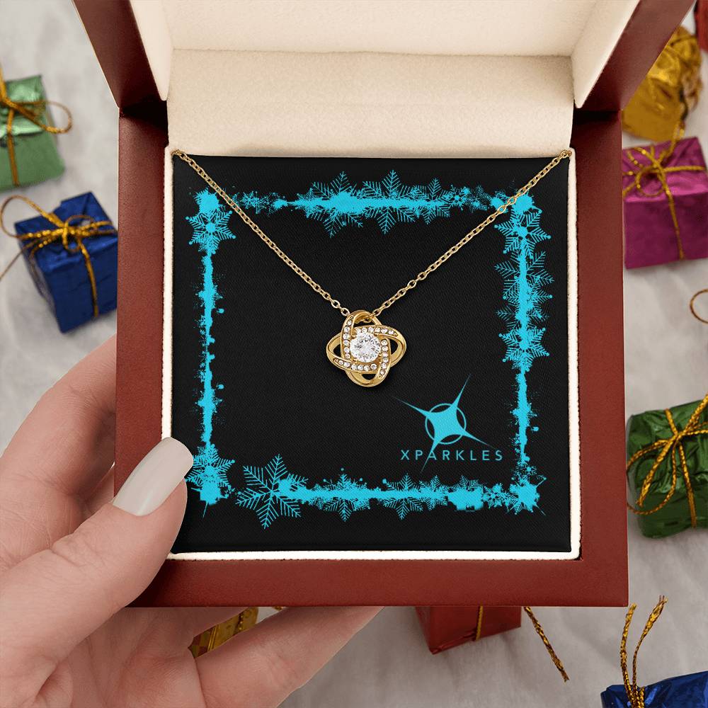 Xparkles Love Knot Necklace
