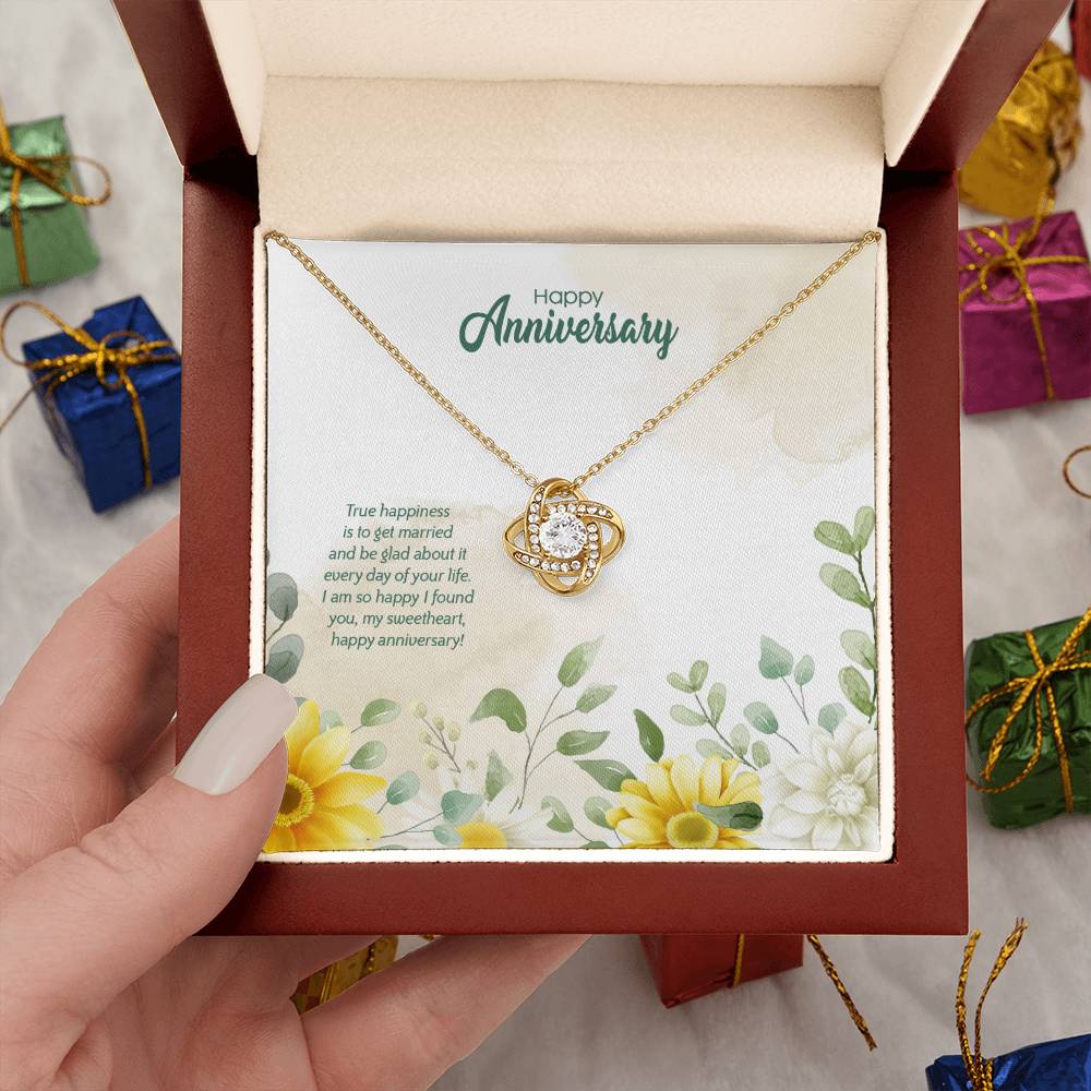 (Anniversary Edition) Happily Married - Love Knot Necklace