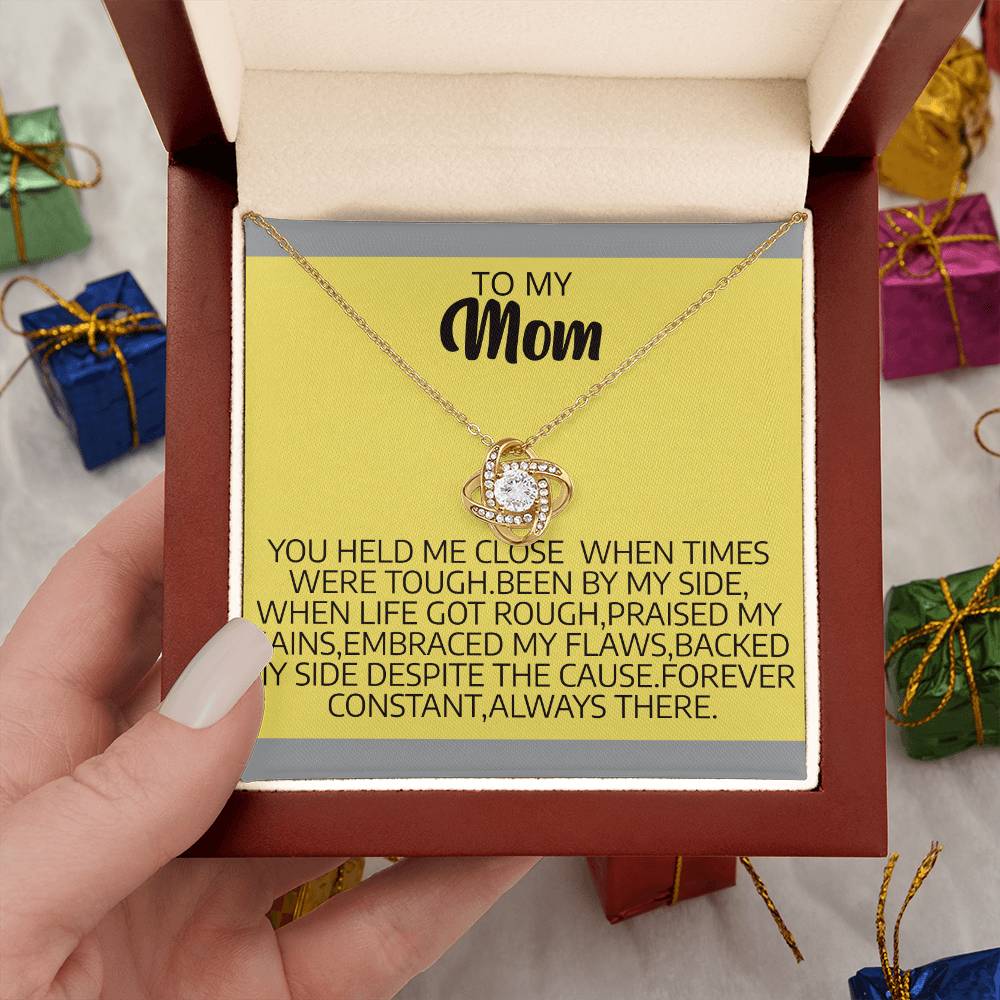 (Almost Gone) Held Me Close- Mom Necklace
