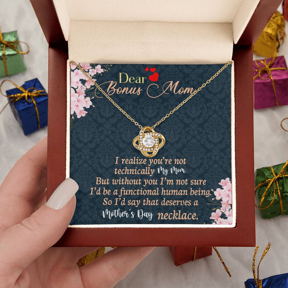 Bonus Mom - Mother's Day Necklace