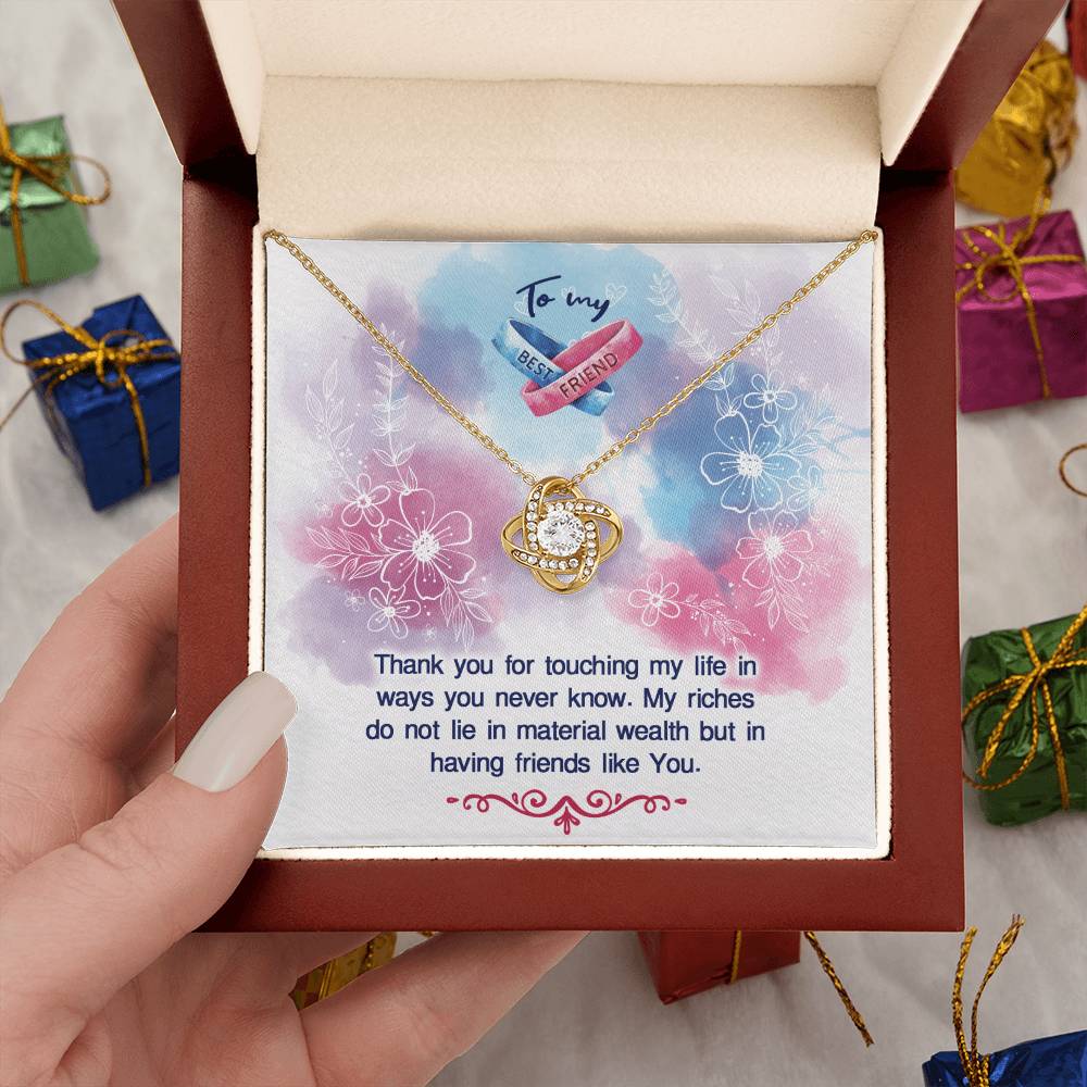 Friendship Knot Necklace - the Perfect Gift for Best Friend