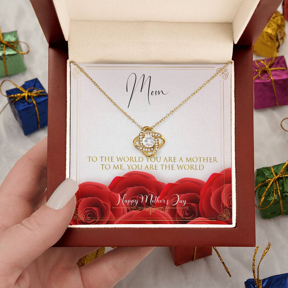 Happy Mother´s Day Love Knot Necklace