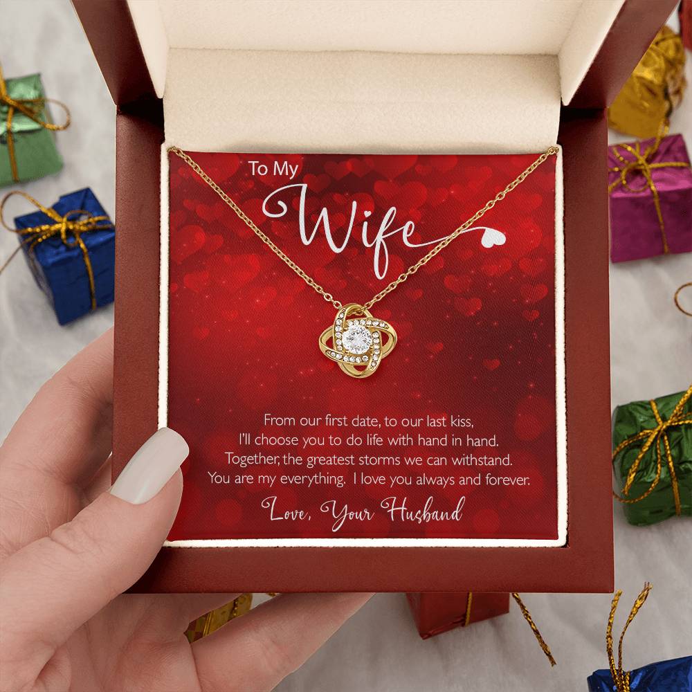 Valentines Day - Love Knot Necklace