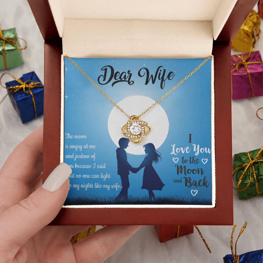 Dear Wife - I Love You - 925 Sterling Silver Pendant
