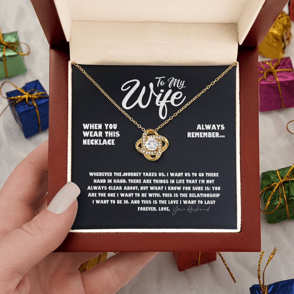To My Wife - Your Last Everything - Forever Love Necklace - From Your Husband