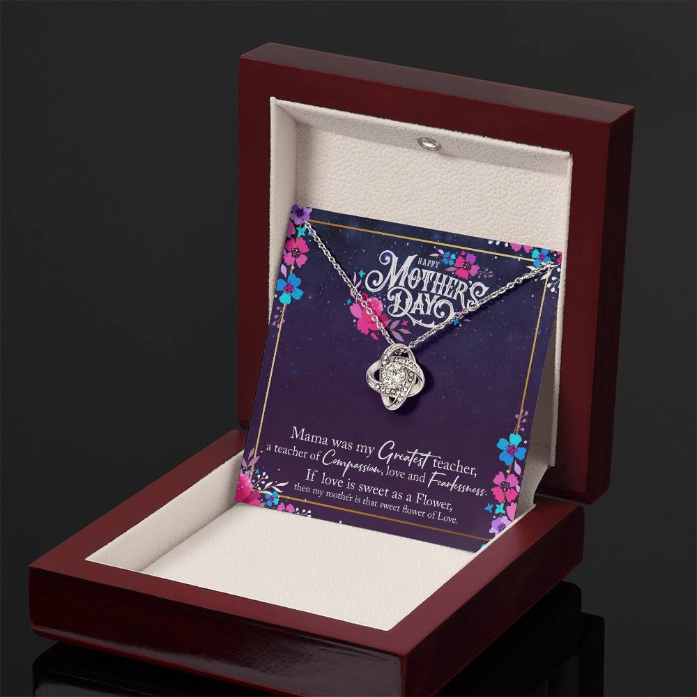 Happy Mother's Day - Love Knot Necklace - Greatest Teacher