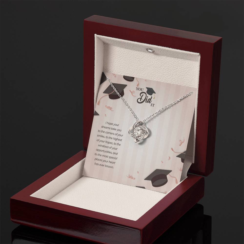Taking You to Your Dreams - Love Knot Necklace