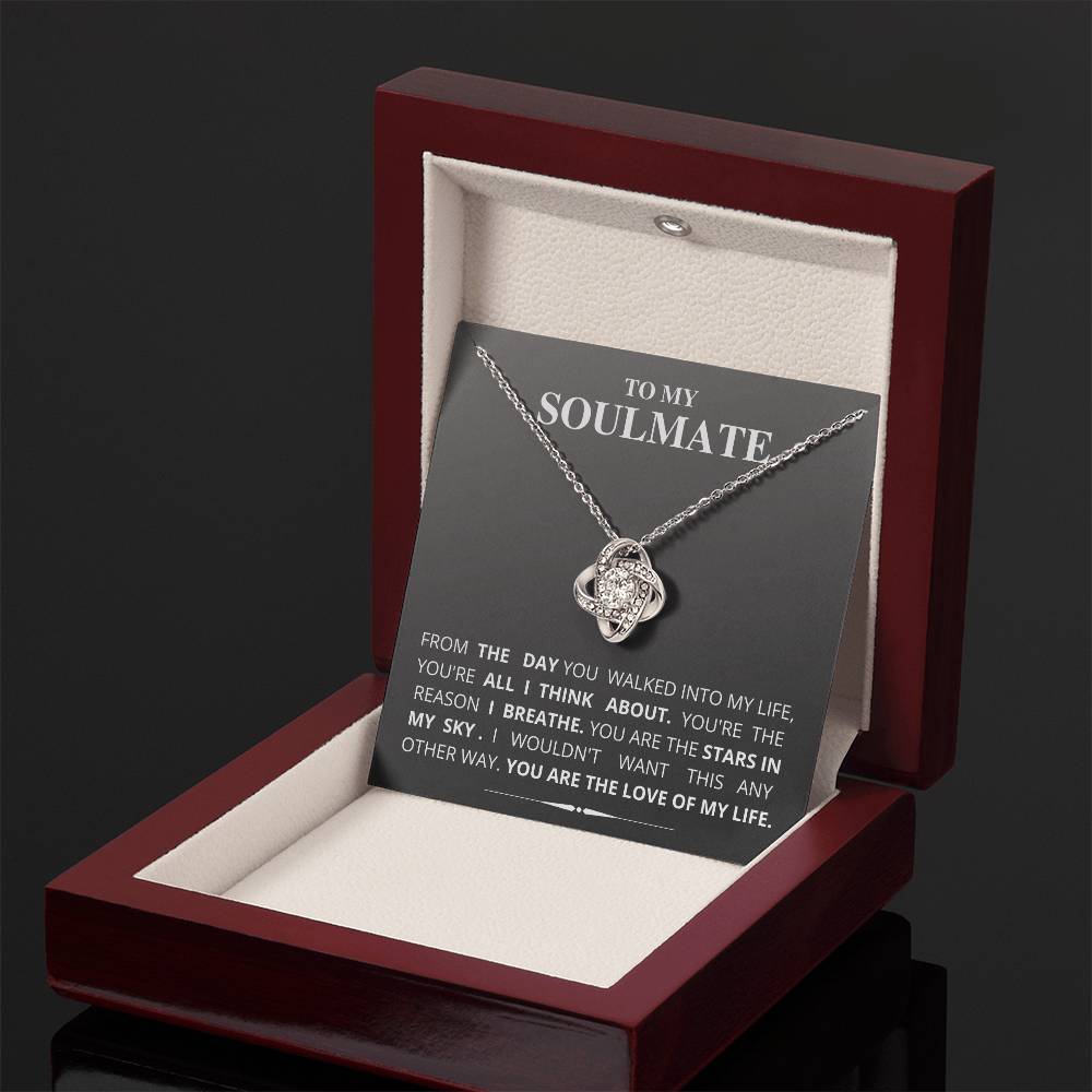 To My Soulmate - Love Knot Necklace (New Arrival)