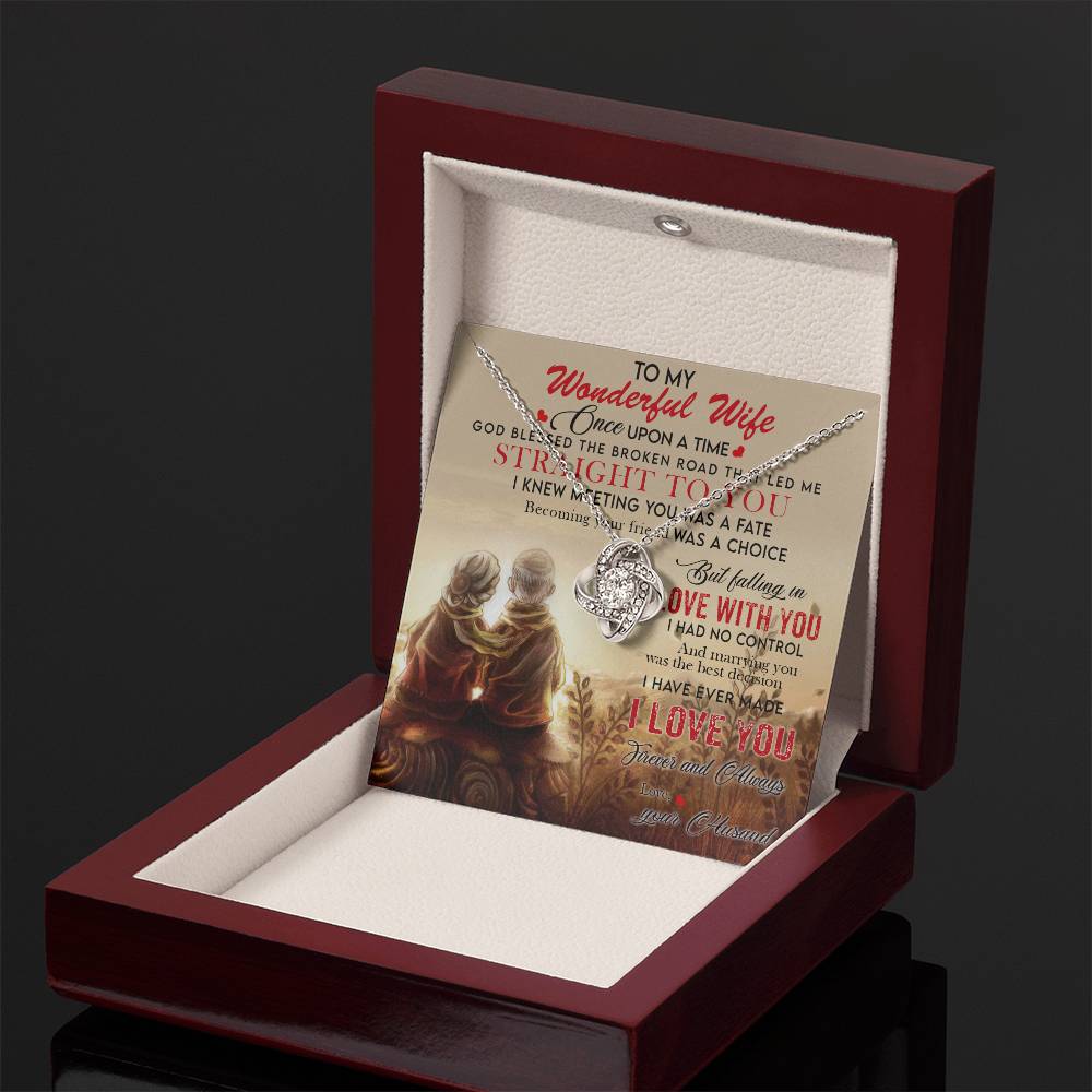 To My Wonderful Wife - Falling in Love With You I Had No Control - Heartandshop Wife