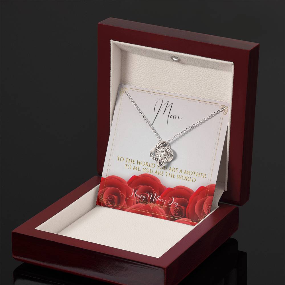 Happy Mother´s Day Love Knot Necklace