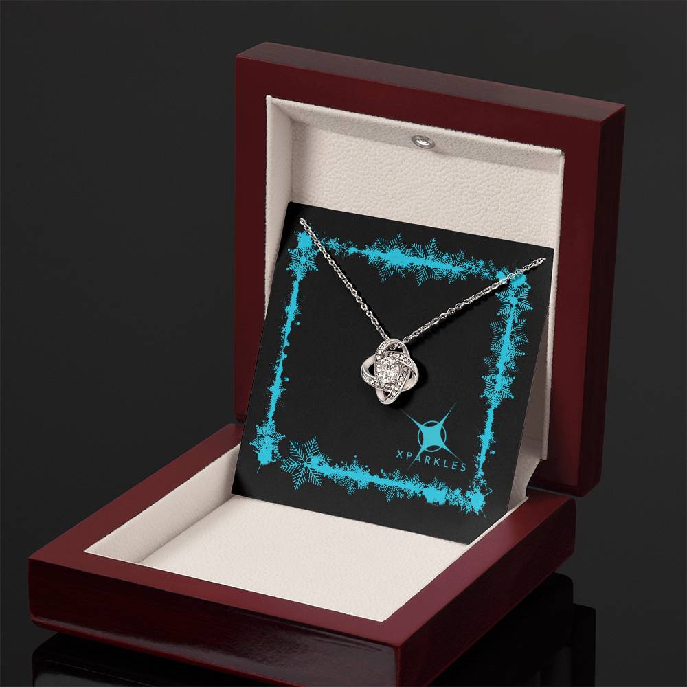 Xparkles Love Knot Necklace