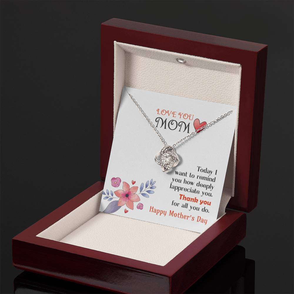 Love You Mom Necklace
