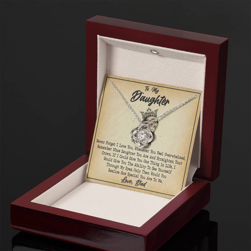(Almost Gone) to My Daughter - Crown - Necklace