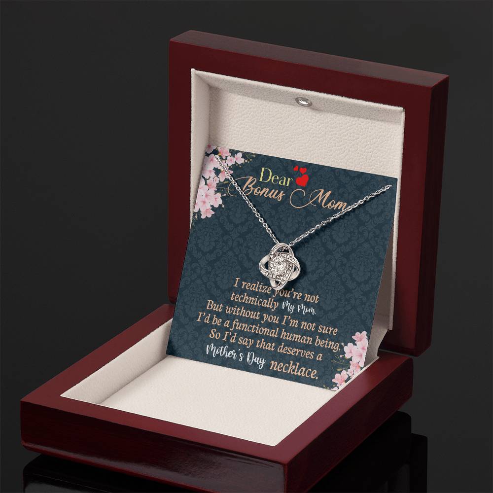 Bonus Mom - Mother's Day Necklace