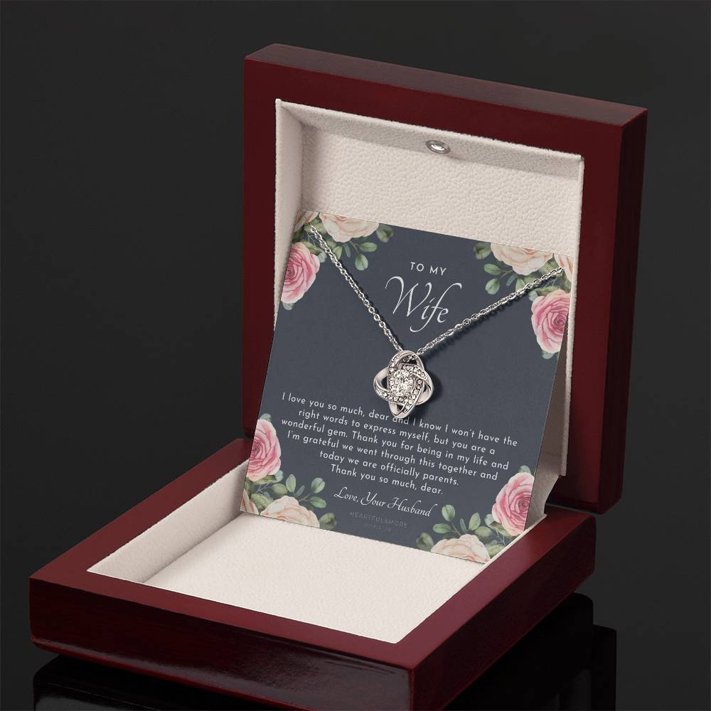 Postpartum Gift for Wife, Gift for Wife Post Pregnancy, Becoming a Mother Gift, Gift for Wife Birth, Wife After Pregnancy Necklace, Wife Becoming a Mom