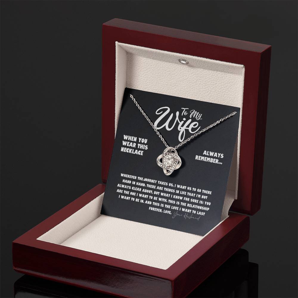 To My Wife - Your Last Everything - Forever Love Necklace - From Your Husband