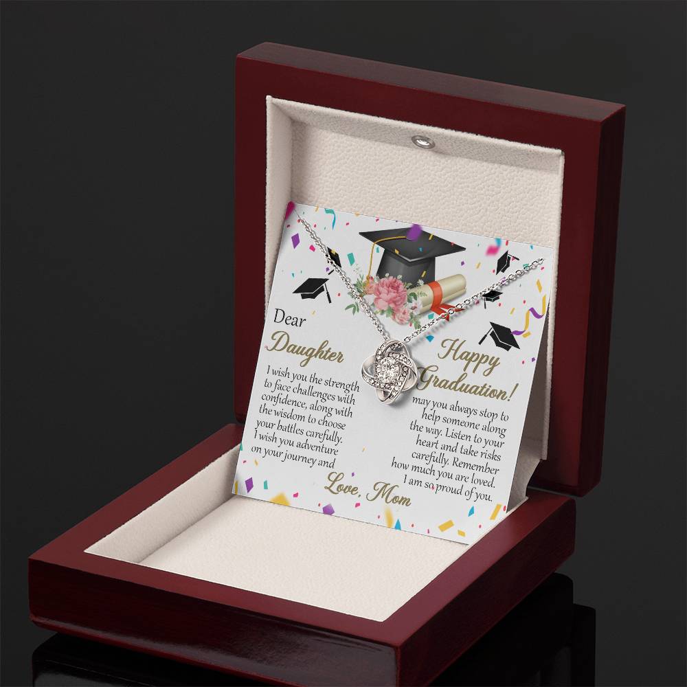 Graduation Gift for Daughter - Love Knot Necklace