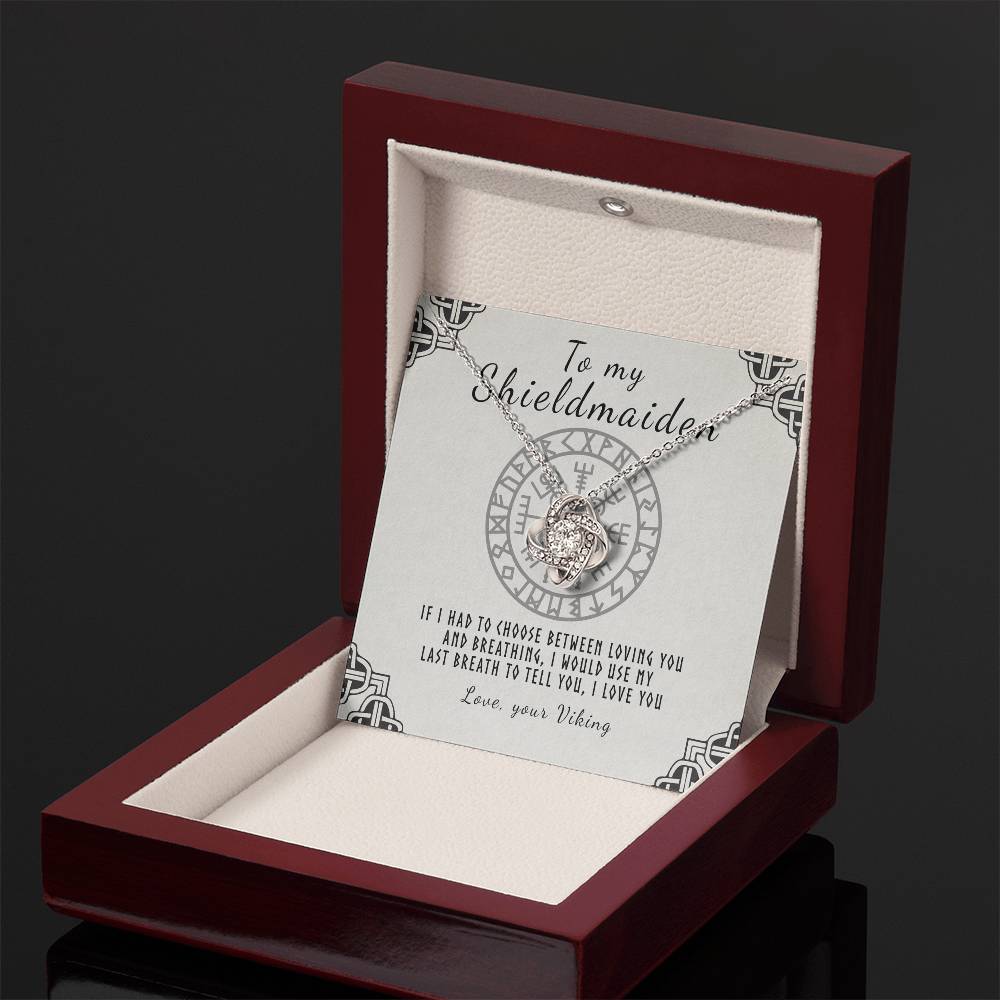 (Almost Gone) to My Shieldmaiden Knot Necklace