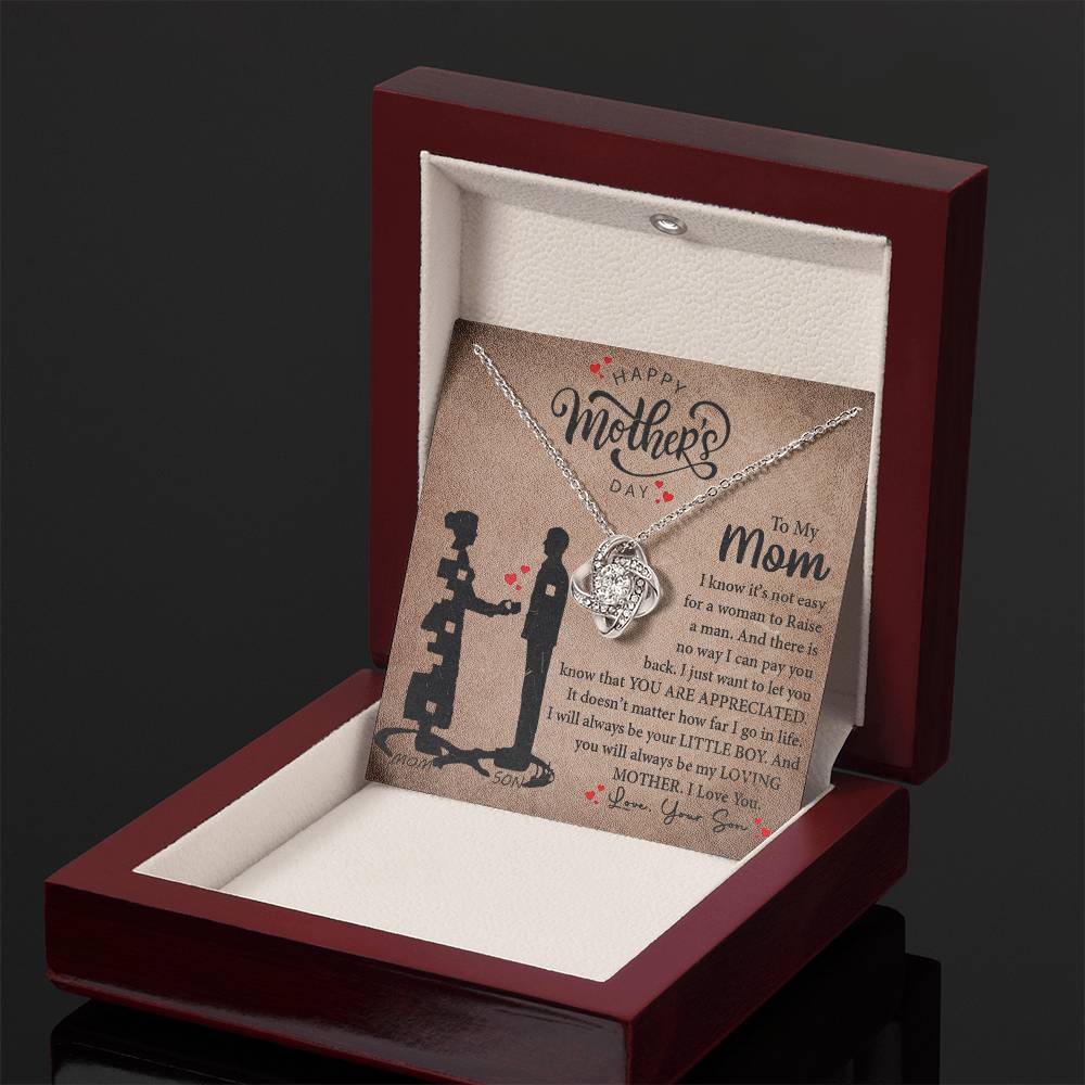 My Loving Mother | Love Knot Necklace Mother's Day Gift