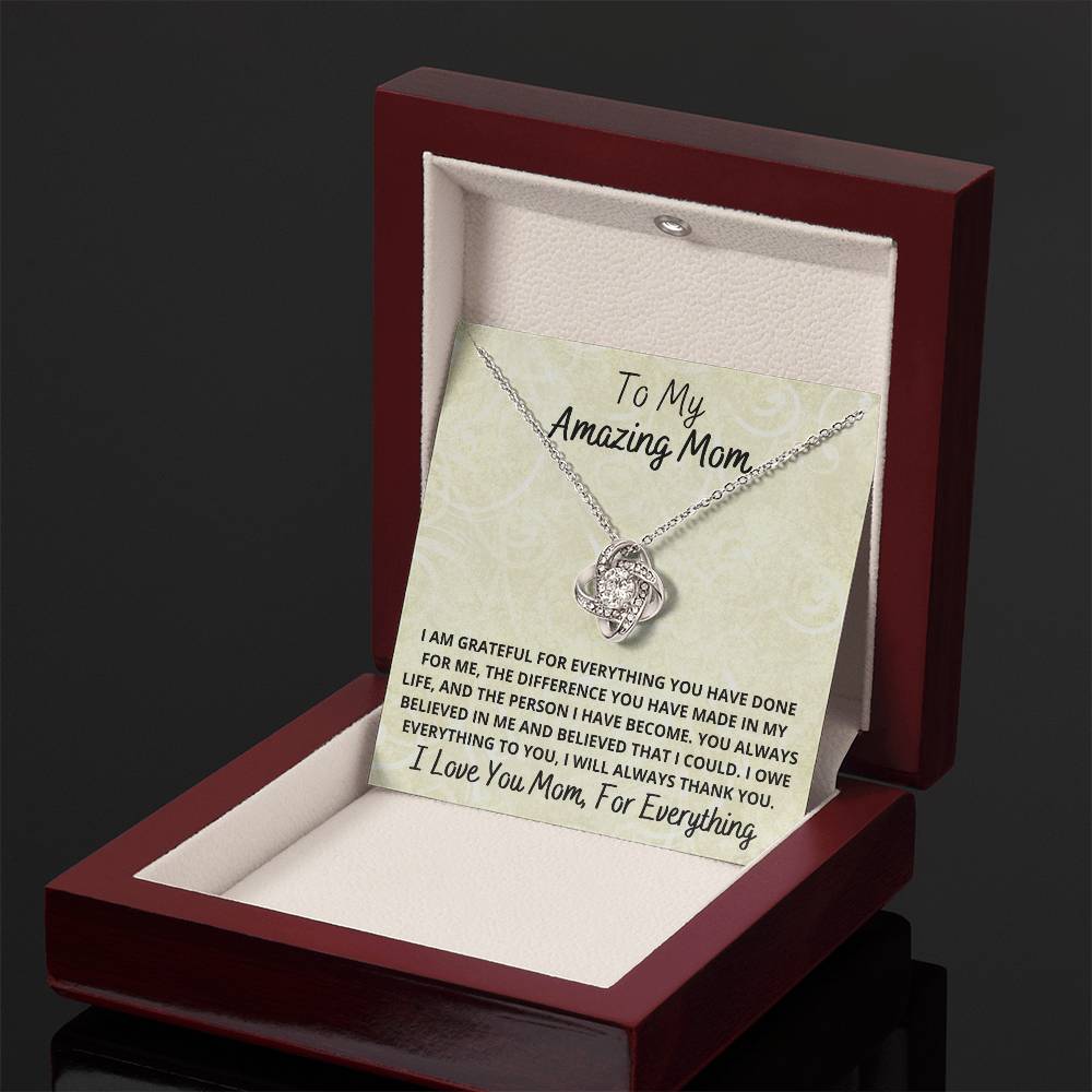 Thank You Mom Necklace