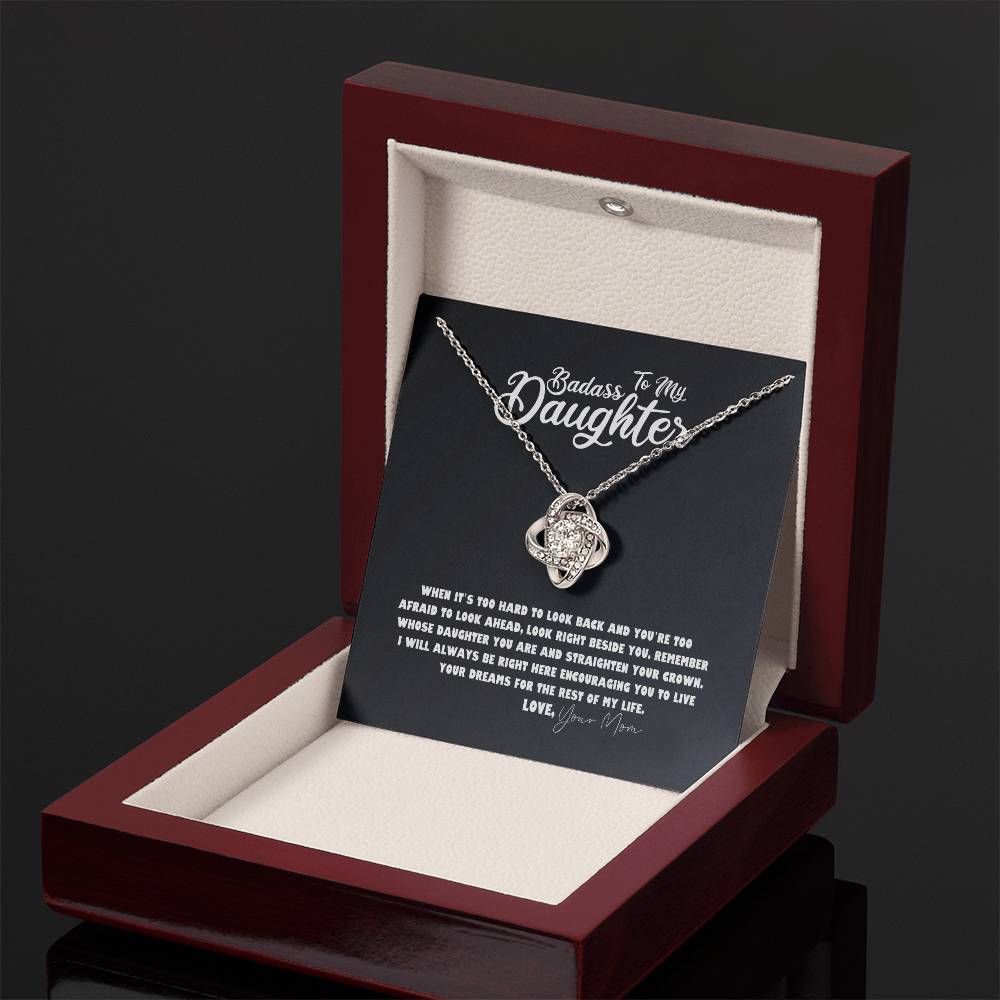 Daughter Necklace - Mother Daughter Jewelry Gift, Daughter Wedding Gift, Graduation, Birthday, Meaningful Interlocking Necklace for Daughter