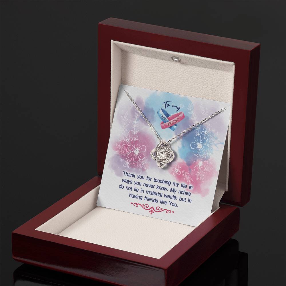 Friendship Knot Necklace - the Perfect Gift for Best Friend
