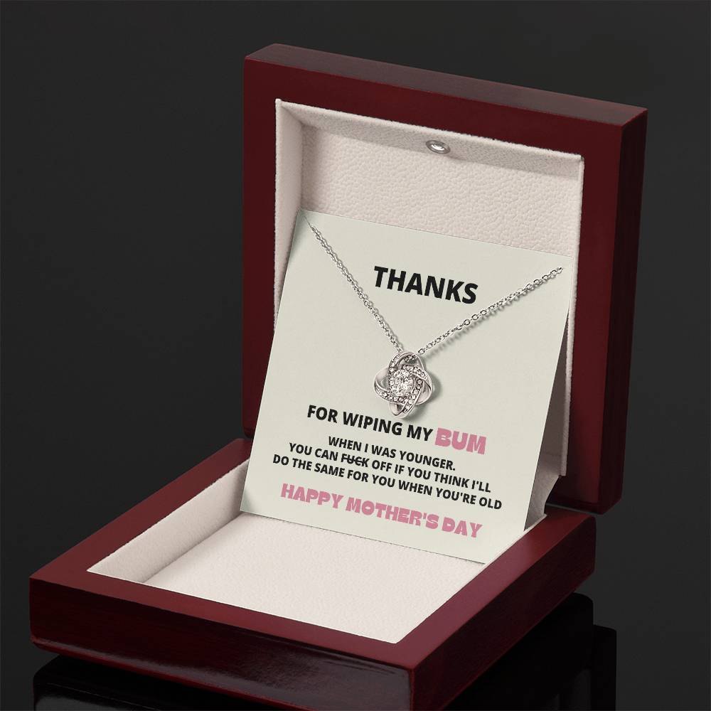Thanks for Wiping My Bum, Funny Mothers Day Gift for Mom