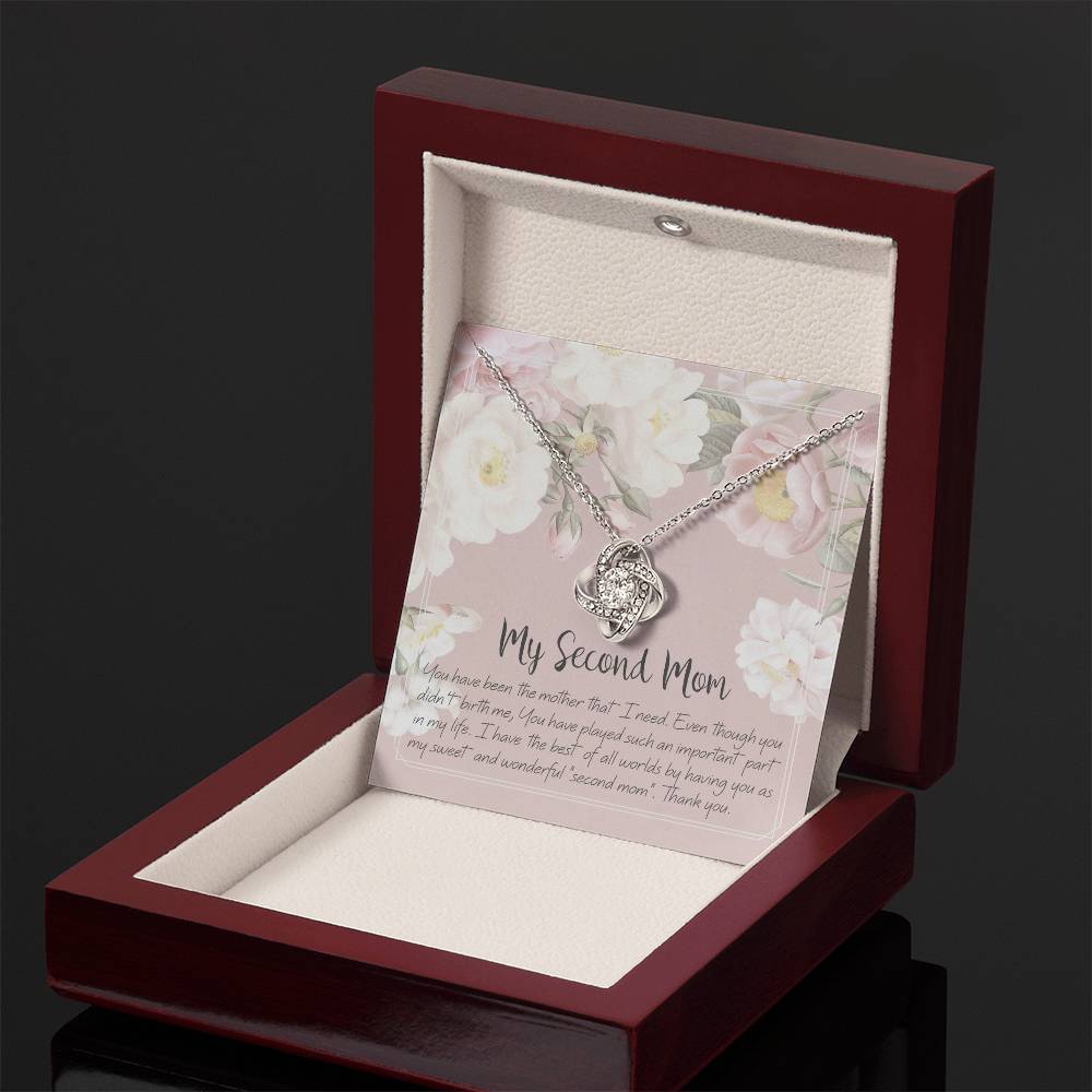 To My Second Mom - Love Knot Necklace