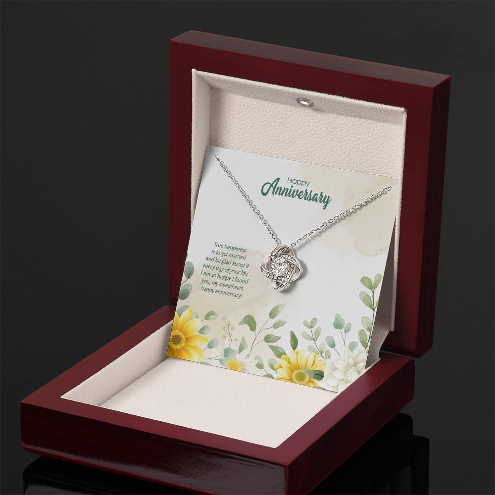 (Anniversary Edition) Happily Married - Love Knot Necklace