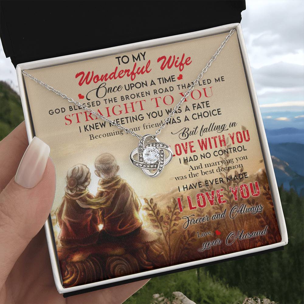 To My Wonderful Wife - Falling in Love With You I Had No Control - Heartandshop Wife