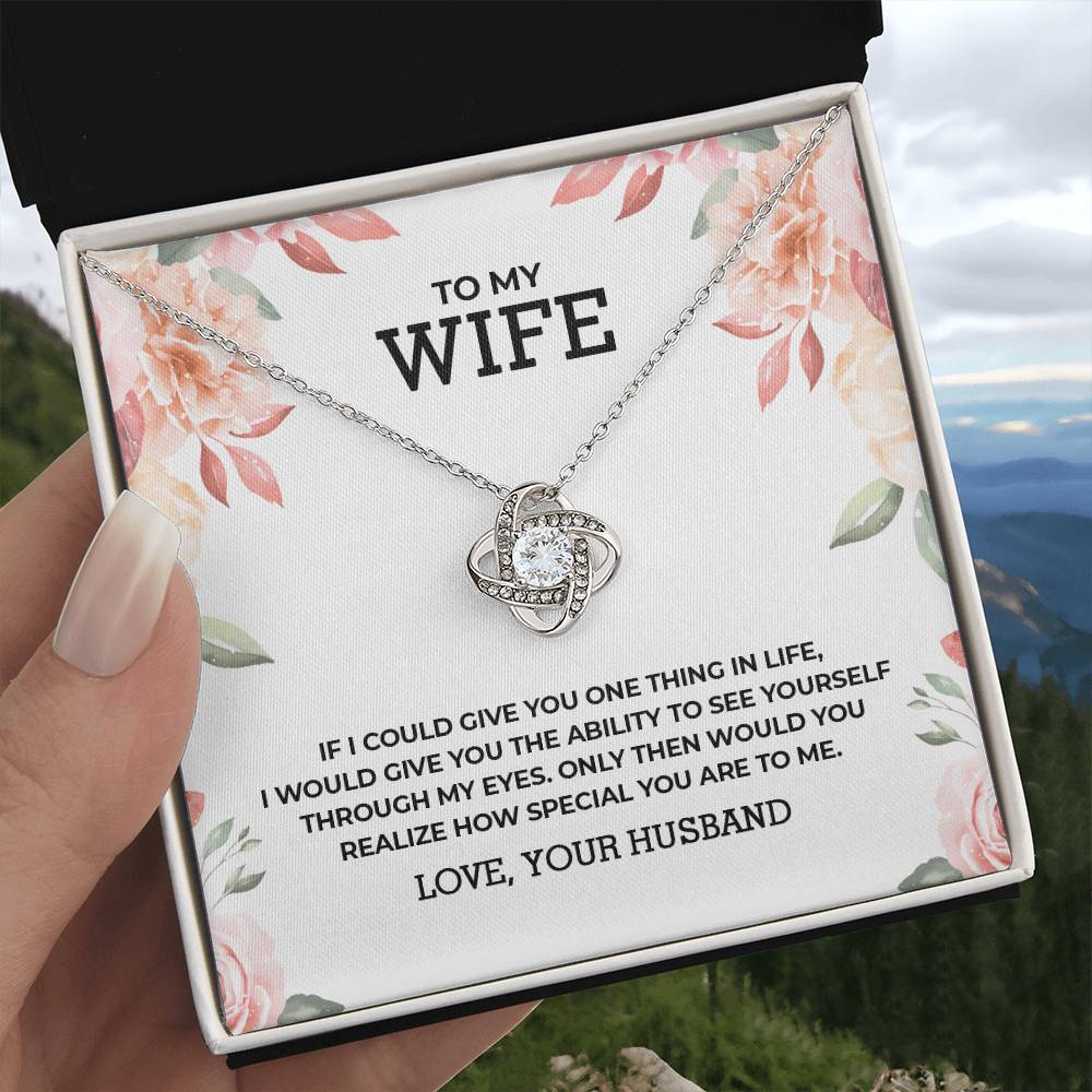 To My Wife: Through My Eyes - Necklace