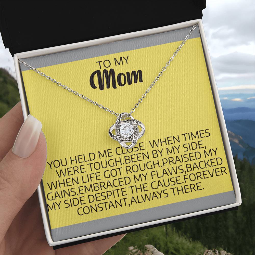 (Almost Gone) Held Me Close- Mom Necklace
