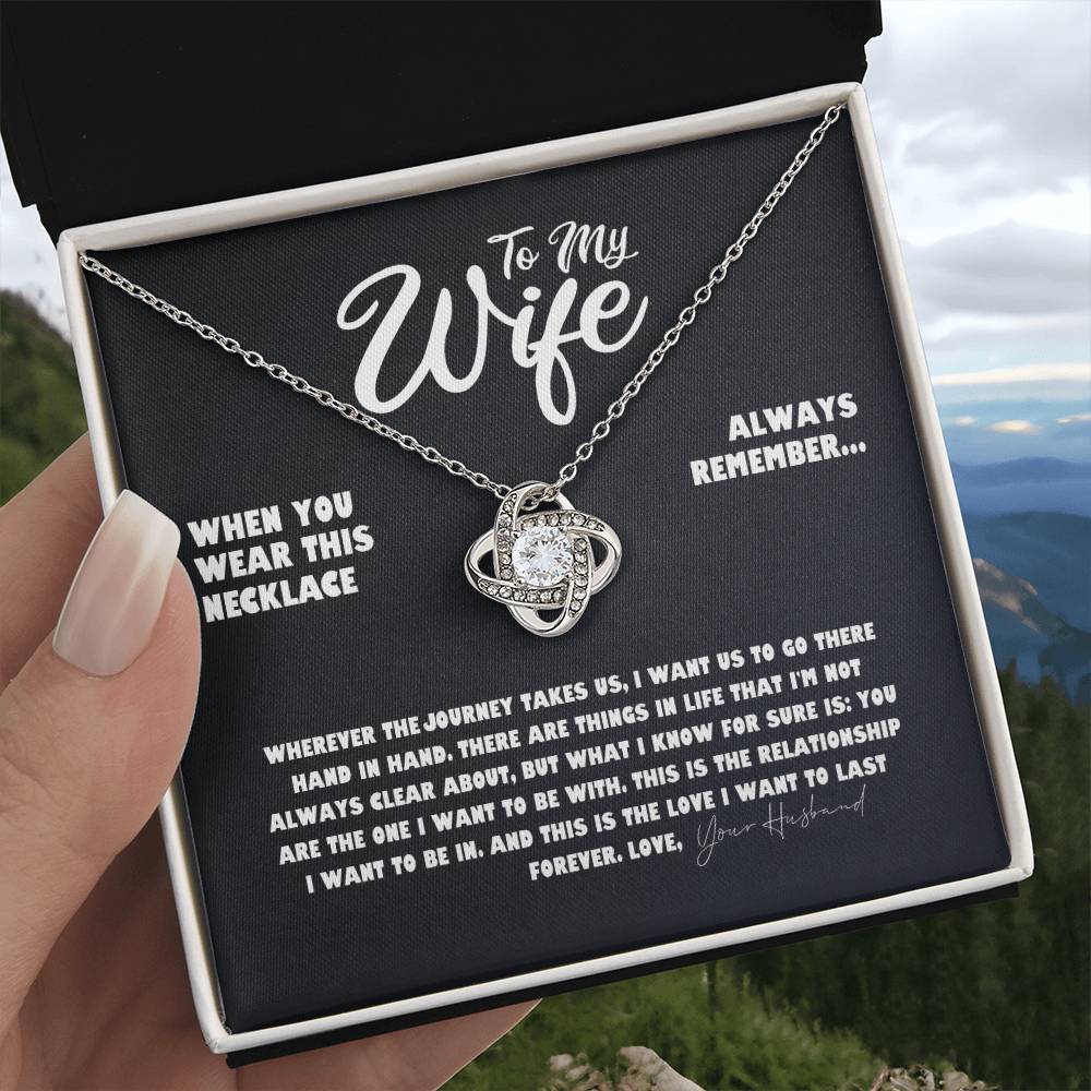 To My Wife - Your Last Everything - Forever Love Necklace - From Your Husband