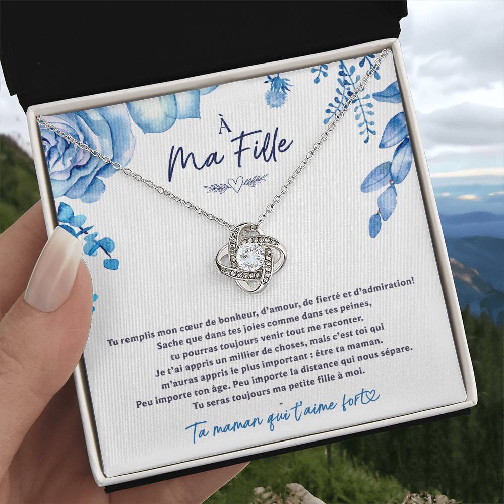 À Ma Fille - De Ta Maman Qui T'aime Fort - Collier