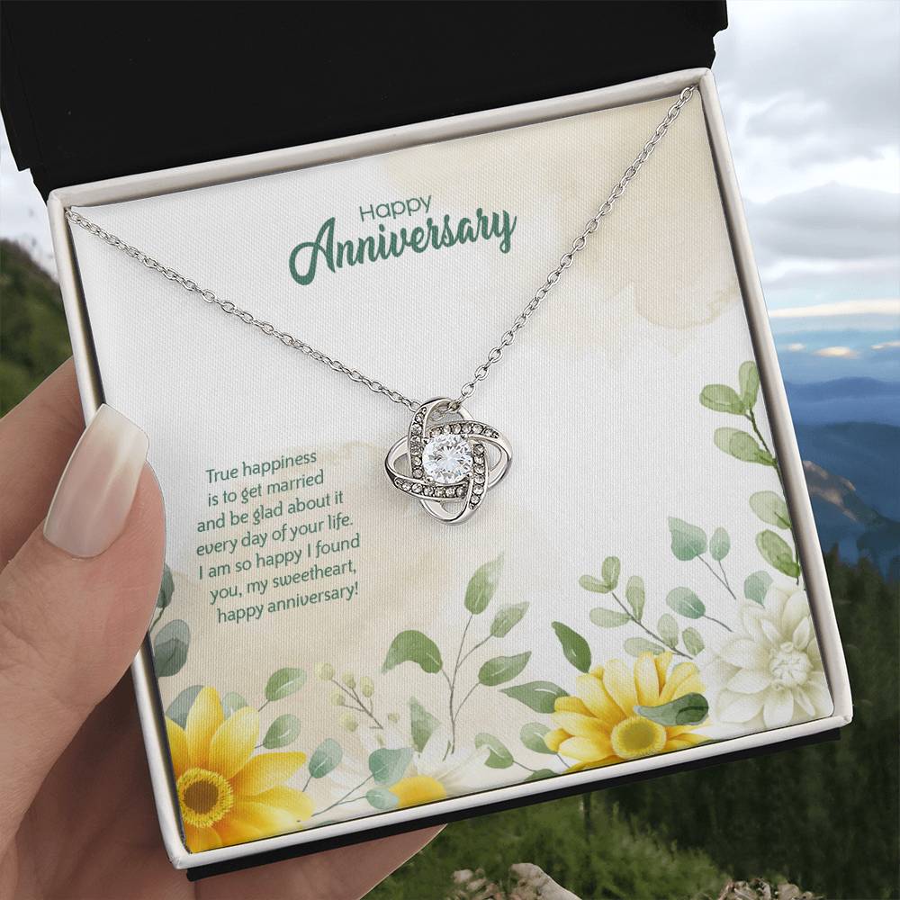 (Anniversary Edition) Happily Married - Love Knot Necklace