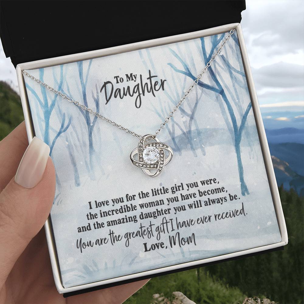Greatest Gift Necklace for Daughter