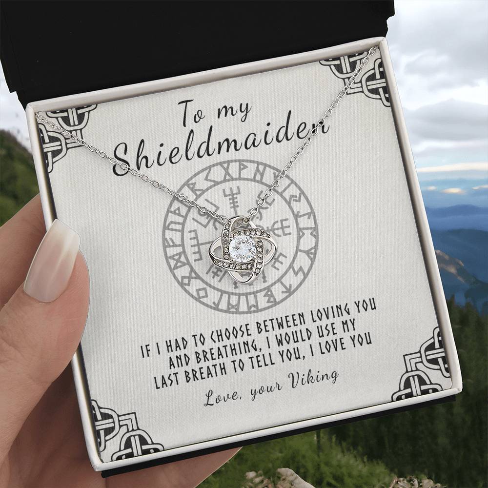 (Almost Gone) to My Shieldmaiden Knot Necklace