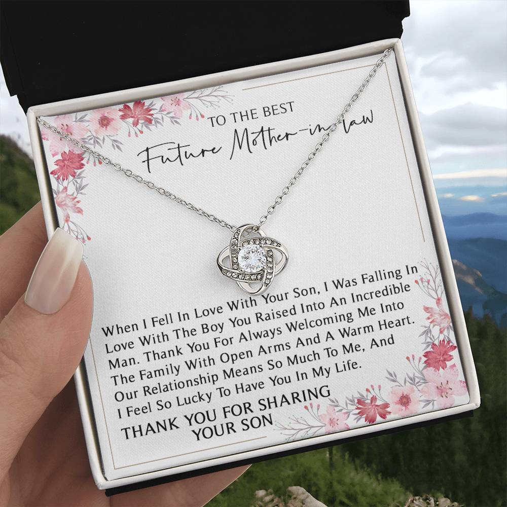 Mother of the Groom Gifts From Bride, Future Mother in Law Necklace, Mother in Law Wedding Gift