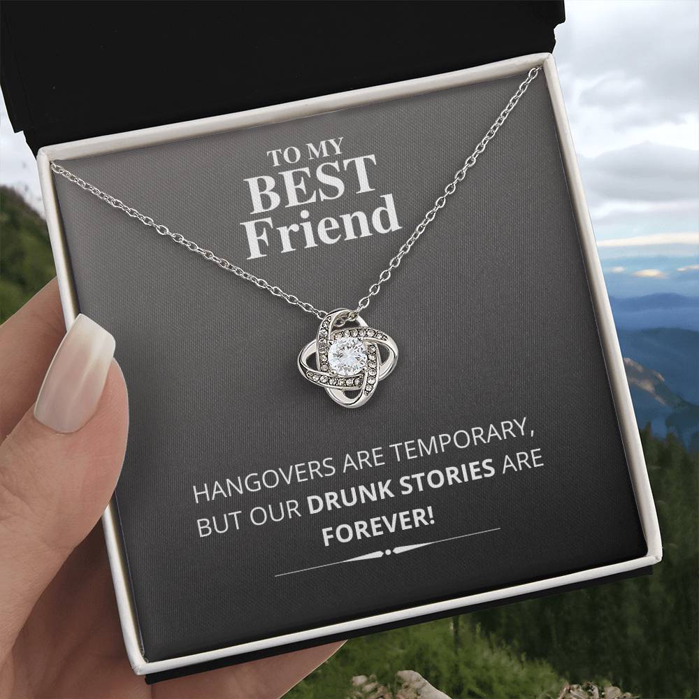 To My Best Friend - Love Knot Necklace (New Arrival)