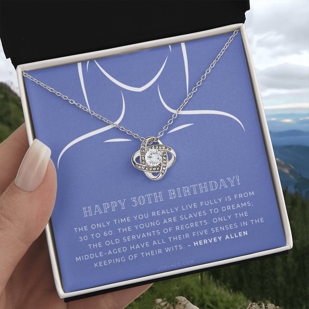 30th Birthday Gift for Her, 30th Birthday Gift for Women, 30th Birthday Gift Necklace, Happy 30th Birthday, Friend 30th Birthday