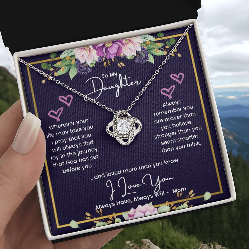 To My Daughter - You Are Loved - Necklace