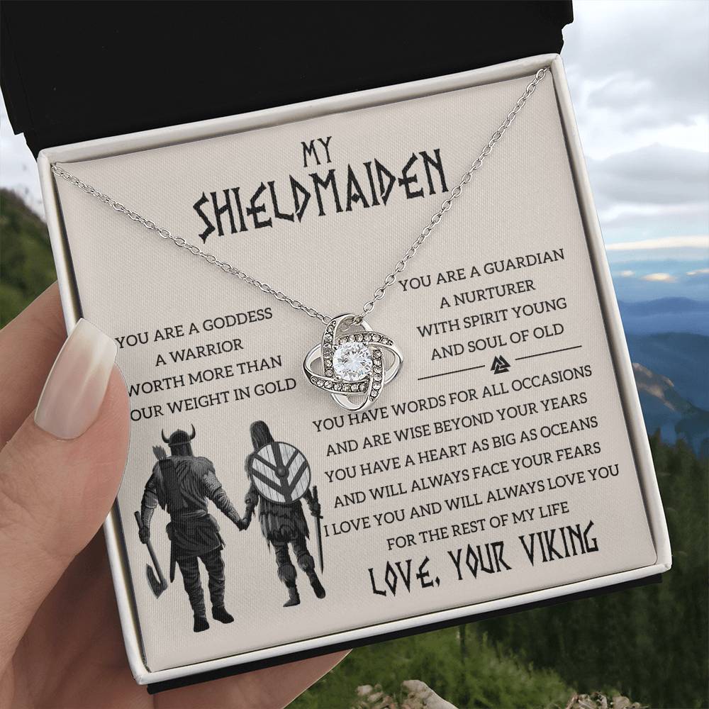 Shieldmaiden Love Knot Necklace From Beloved Viking