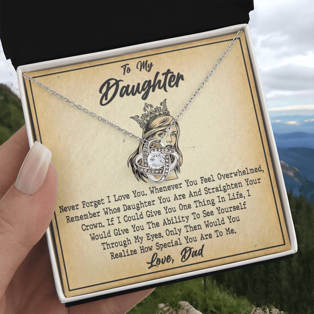 (Almost Gone) to My Daughter - Crown - Necklace