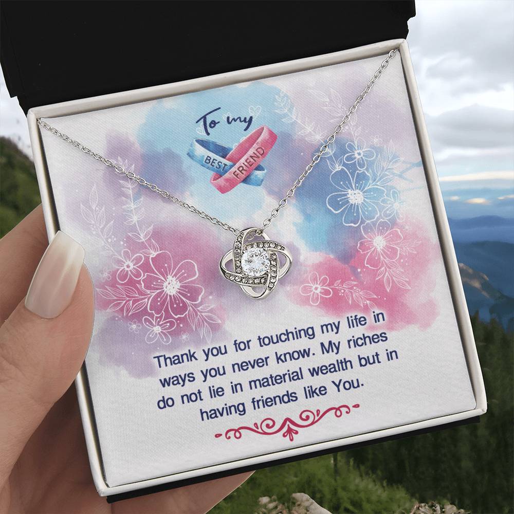 Friendship Knot Necklace - the Perfect Gift for Best Friend
