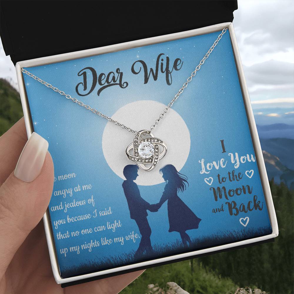 Dear Wife - I Love You - 925 Sterling Silver Pendant