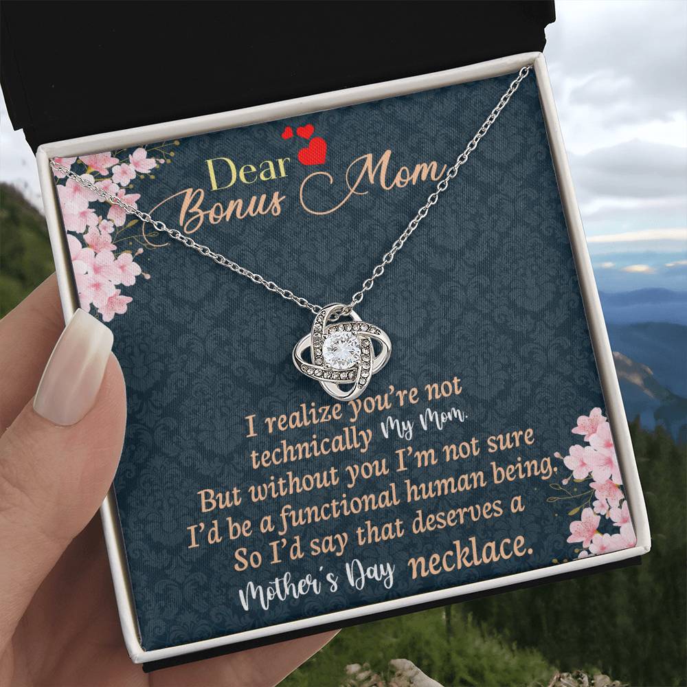 Bonus Mom - Mother's Day Necklace