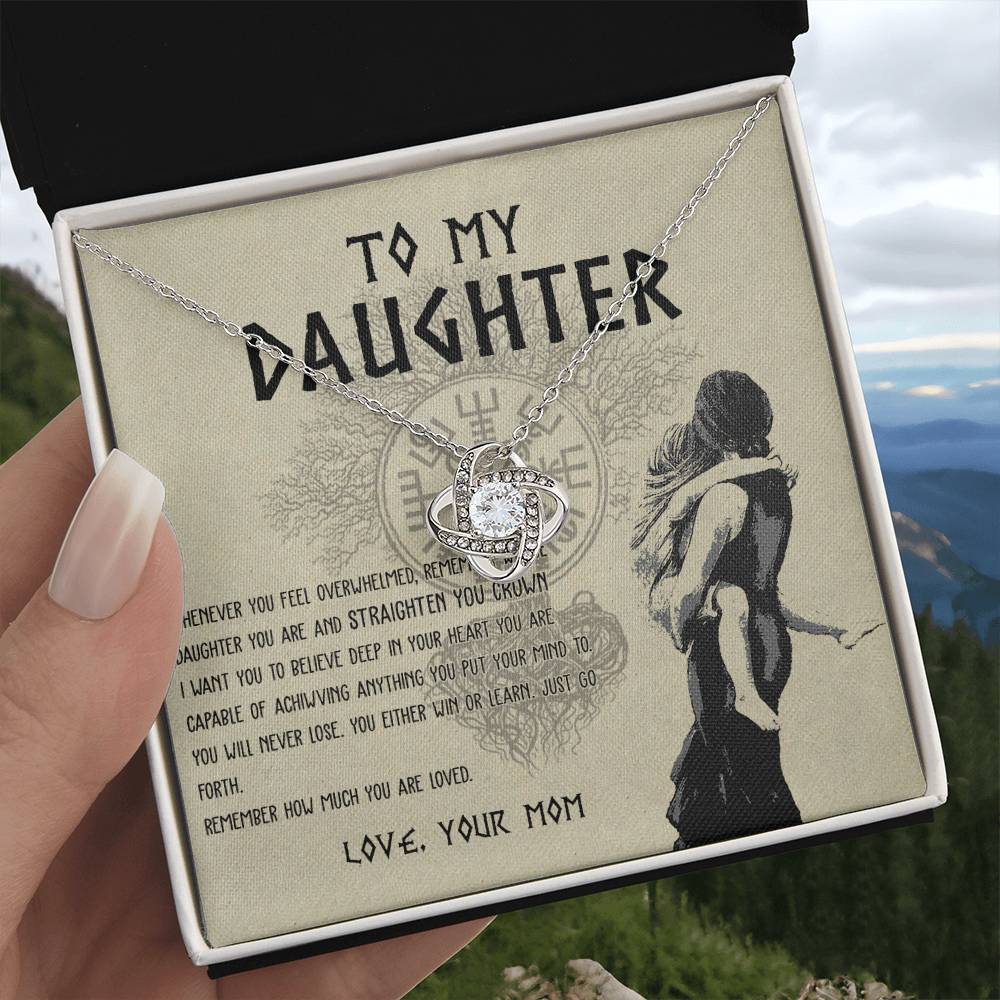 To My Daughter, Viking Daughter, Shieldmaiden Daughter, Viking Necklace for Daughter