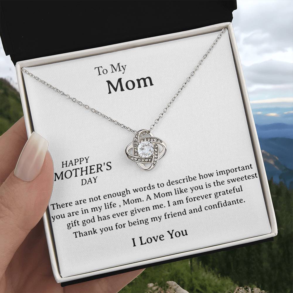 Perfect Gift for Mother - Love Knot Necklace