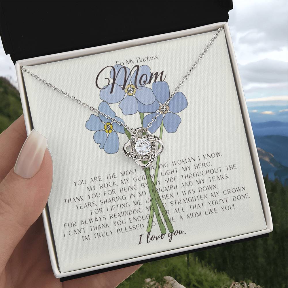 To My Badass Mom Necklace | Badass Mom Gift | Mother’s Day Gift | Birthday Gift | Gift From Daughter | Gift From Son | Birthday Gift for Mom | Birthday Necklace for Mom